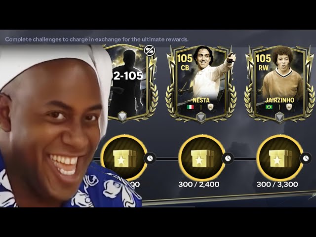 FC MOBILE 25 HOW TO GET FREE JAIRZINHO NESTA 105 + FUNNY THUNDERSTRUCK PACK OPENING