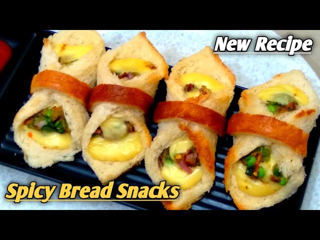 Bread Recipe |Spicy Snacks Recipes |Snacks recipes without frying |New Indian Recipes To Try At Home