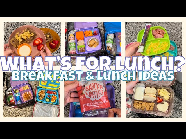 Bentgo Kids Lunches + Easy Breakfast Ideas // Spring 2023 // Packing School Lunches // x Feeding Kae