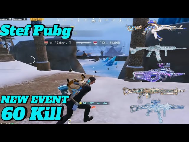 STEF PUBG 60 Kill 🔥 New Event Full Gameplay | Pubg Mobile