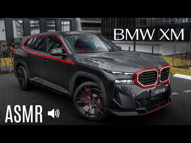 BMW XM Label Red with Larte Design Carbon Fiber Body Kit | ASMR Review