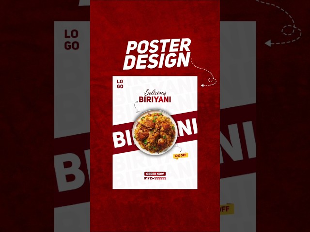 Social Media Post Design in Pixellab | Mobile Graphic Design Bangla Tutorial | Food Poster Design