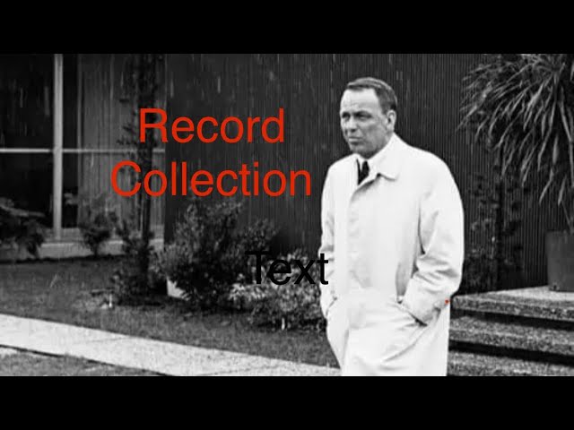 Frank Sinatra Record Collection