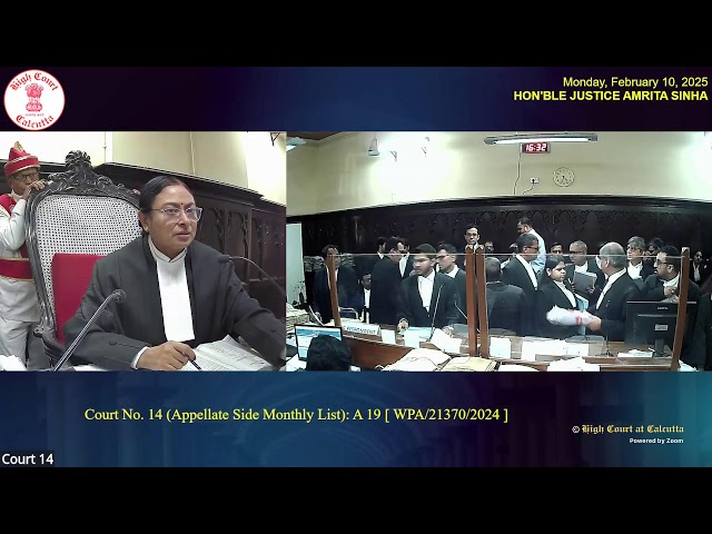 10 February 2025 | Court No.14 | Live Streaming of the Court proceedings.