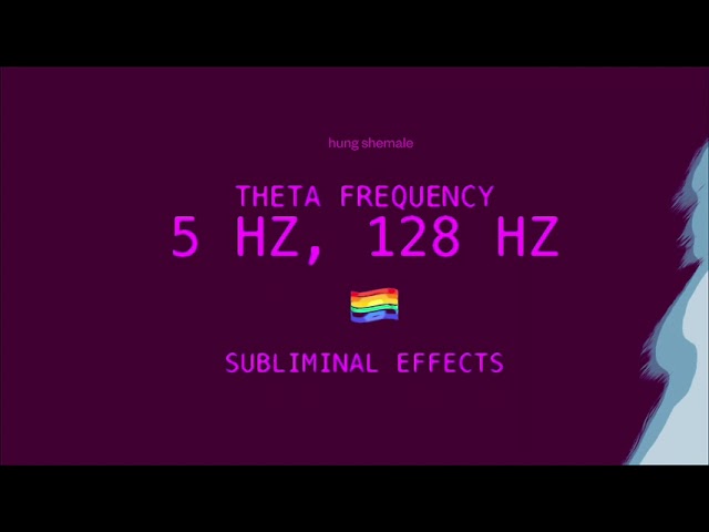 🏳️‍🌈theta frequency(4 Hz, 128 Hz) - MTF Affirmations/Transgender Transformation Hypno