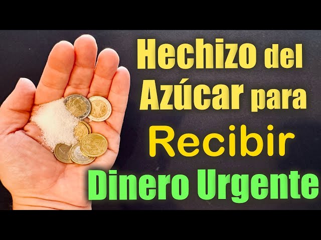 HECHIZO del AZÚCAR para RECIBIR DINERO INESPERADO URGENTE ✨💸✨