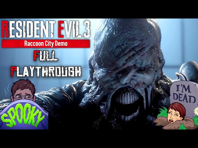 THIS IS WAY TOO SCARY!!! | RESIDENT EVIL 3 DEMO REACTION!!!