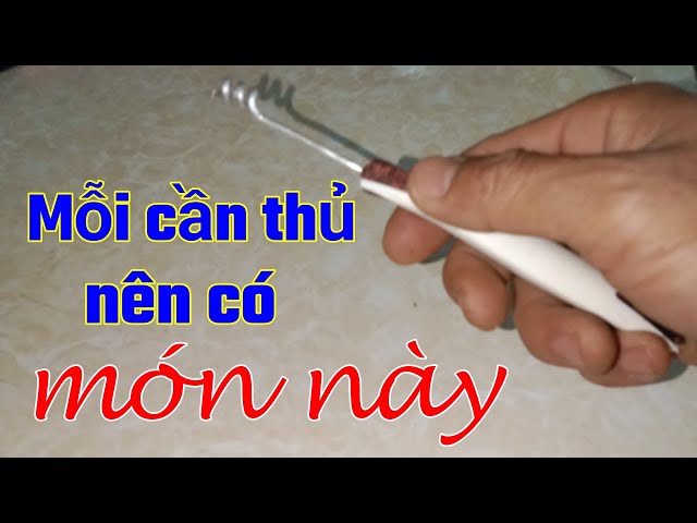 Làm Dụng Cụ Gỡ Lưỡi Câu Đơn Giản Và Hiệu Quả|Making Simple And Effective Fishing Hook Remover