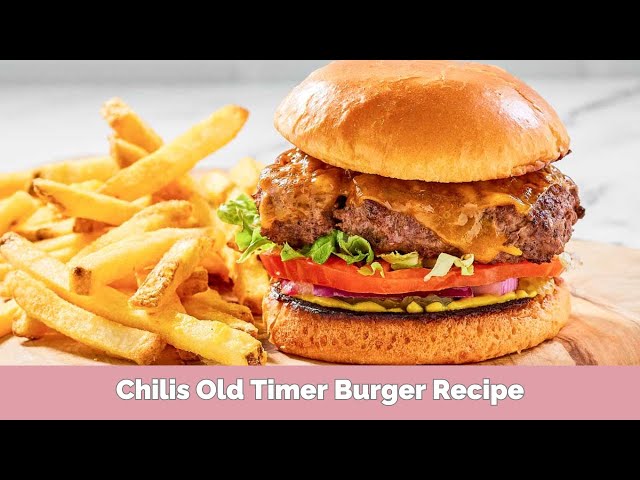 🍔 MAKE CHILI'S FAMOUS OLDTIMER BURGER AT HOME! 🍔