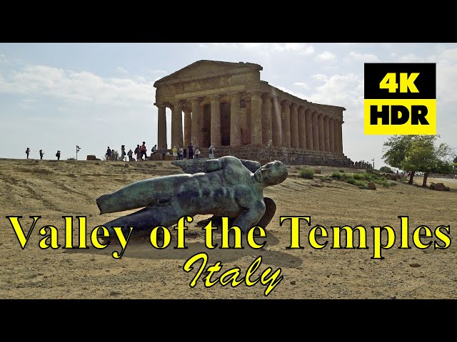 Valley of the Temples (Agrigento), Italy in 4K (UHD) HDR