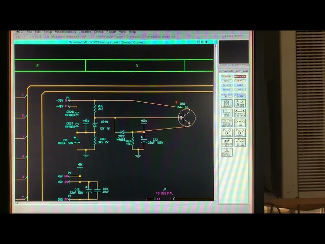 "Strokes" in Mentor Graphics V8 Design Architect (schematic capture)