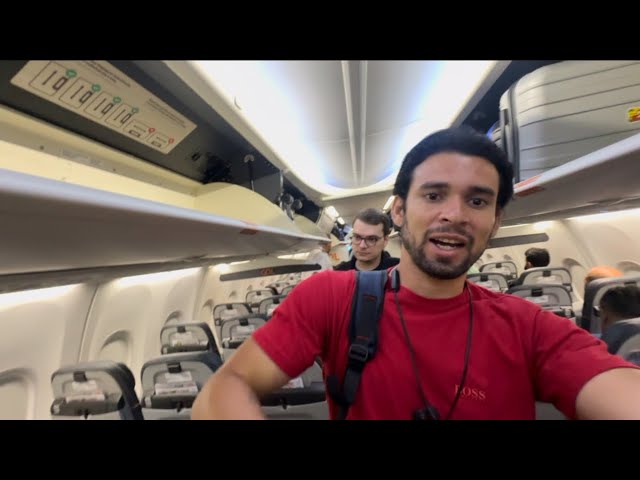 Viajando de avião pela primeira vez