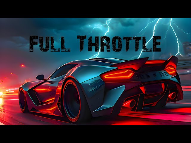 Hermss - Full Throttle | Copyright Free Music | Visualizer (Lyrics)