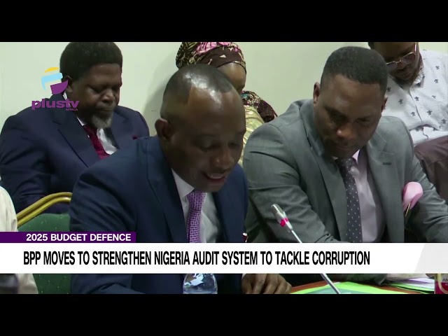 2025 Budget Defence: Bpp Moves To Strengthen Nigeria's Audit System To Tackle Corruption