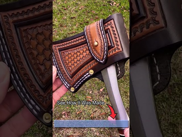 Custom Leather Axe Sheath