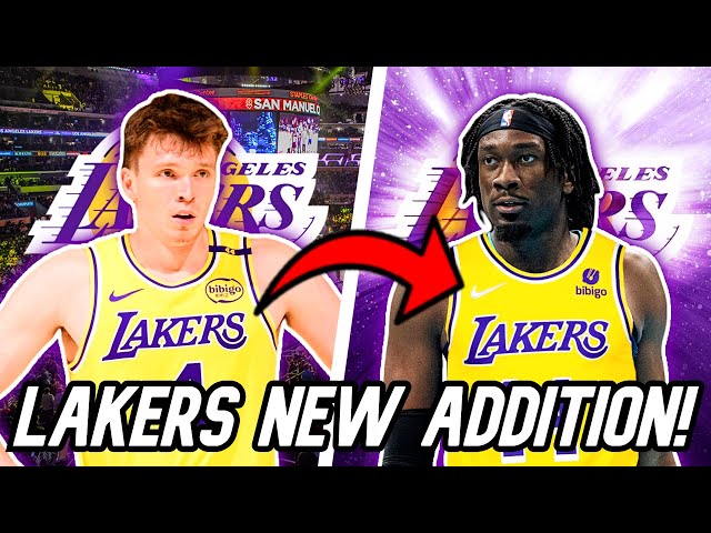 Meet the Lakers NEW 7'2 ATHLETIC FREAK Center! | Lakers Trade Dalton Knecht for Mark Williams!