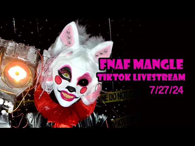 FNAF Mangle TikTok Livestream Chat WITH BRAINZ — 7/27/24