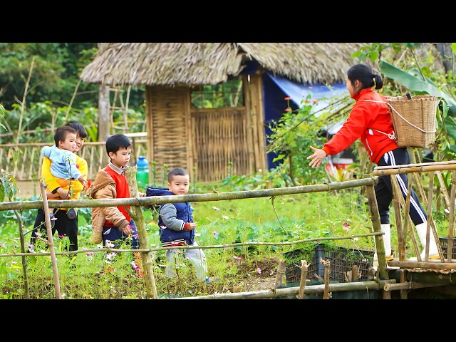 A Day in the Life: Single Mother of 4 Balancing Farming, Work, and Teaching Her Kids Life Skills!