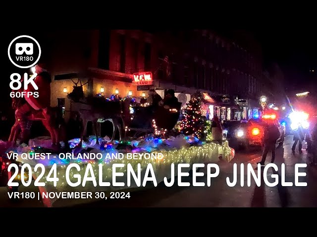 2024 Galena Jeep Jingle Parade - VR180 8K 60FPS (4320s60)