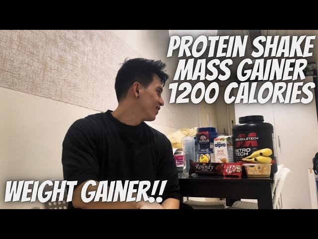 GAIN WEIGHT MASS GAINER SHAKE | 1200 CALORIES