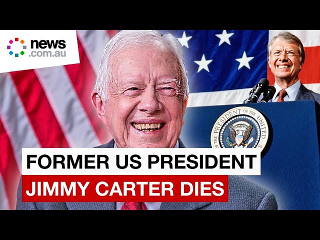 Jimmy Carter, former US president, dies aged 100