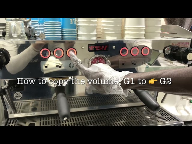 How to Calibrate, Program, Copy paste & Transfer Dose to Group heads La Marzocco Linear PB 2023.