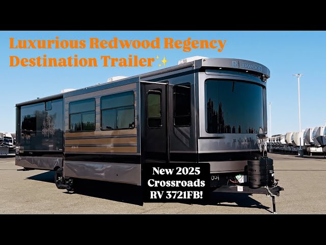 Discover the New 2025 Crossroads RV Redwood 3721FDB: Luxury Destination Trailer! 🚐✨