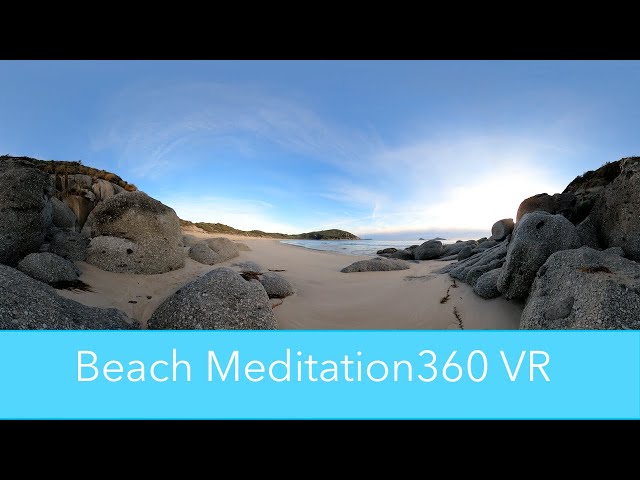 360 Golden Sunset Beach Meditation | 360 Vr Relaxation - Secluded Wilson's Prom Australia