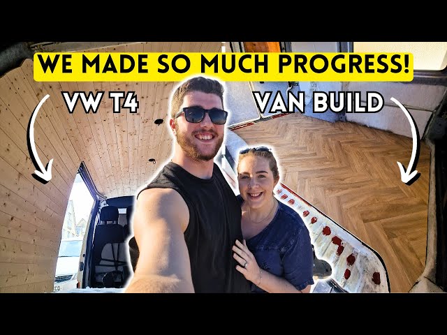 Epic VW T4 Van Conversion: Cladding & Floor Install