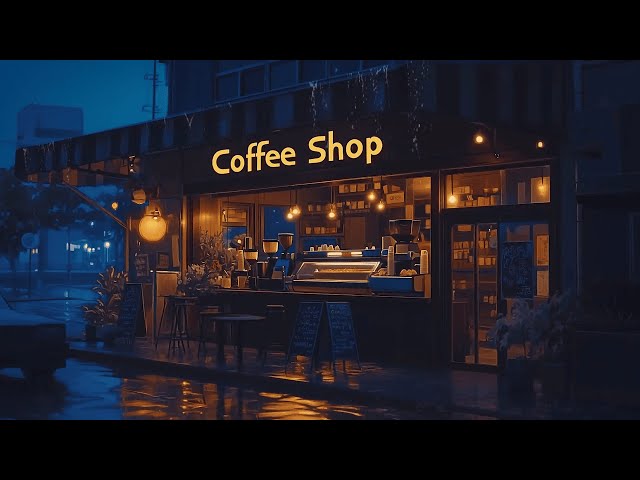 1980s & 90s Lofi Hip Hop Beats ☕ Nostalgic Late Night Coffee In Coffee Shop 🍵 Lofi Rain Playlist