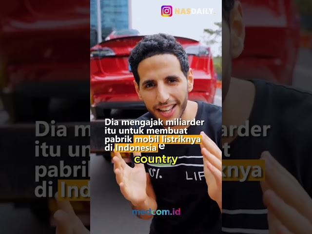 BIKIN PABRIK MOBIL LISTRIK DI INDONESIA, VLOGGER NAS DAILY AJAK KOLABORASI ELON MUSK