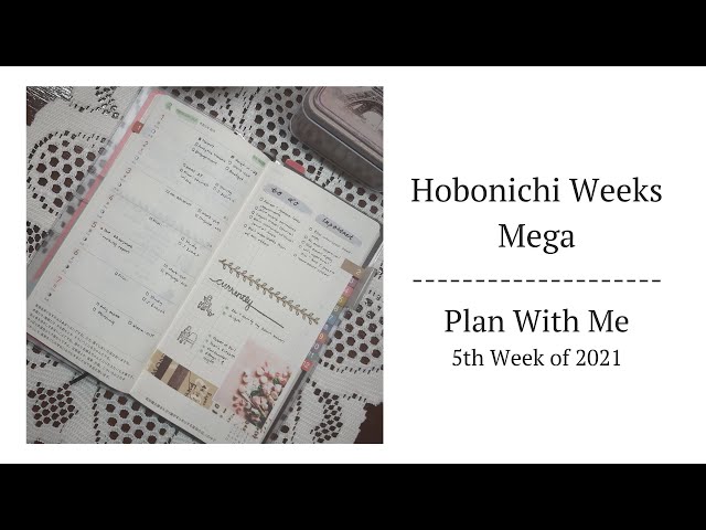 Hobonichi Weeks Mega 2021 | Plan With Me | Bullet Journal I Week 7