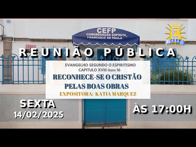 RECONHECE-SE O CRISTÃO PELAS BOAS OBRAS