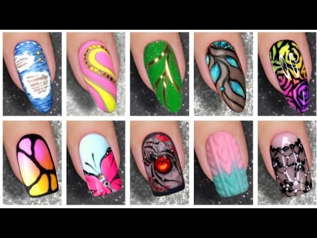 Best Nail Art Colour Ideas || New Nail Art Designs 2024