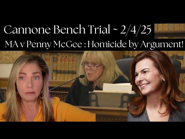 MA v Penny McGee💥Homicide by Heart Attack Trial 💥ME 's Wild Cross Continues~Atty Commentary