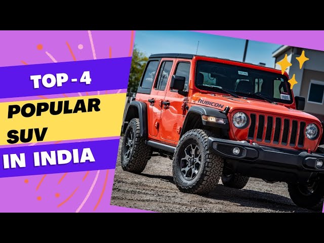 What is Top 4 popular suv in India  All About? || Top 4 popular full size SUV's in India 🇮🇳 #youtube