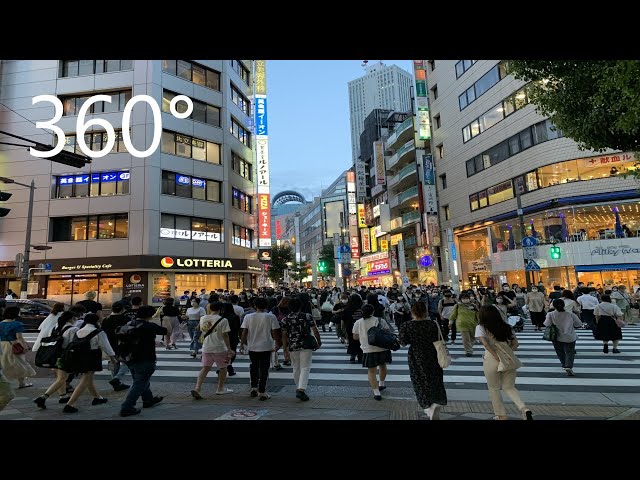 Walking in Ikebukuro, Tokyo Japan, September [360°]