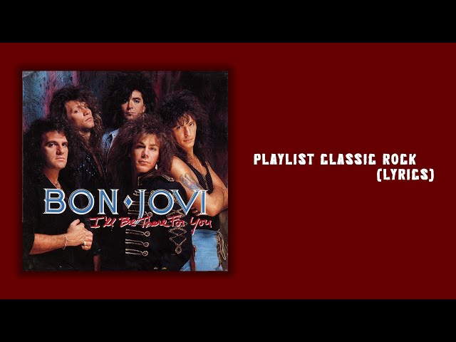 Classic Rock 70 80 90 ️🎸Playlist Lyrics Songs ️️🎶Bon Jovi,The Beatles, ACDC - Lyrics song