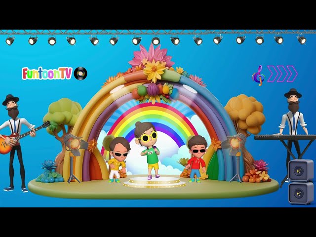 The Rainbow Song | Fun Learning  for Kids | @FunToontvkid