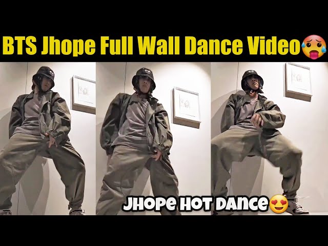 Jhope Full Wall Tiktok Dance Video😱 BTS Jhope New Hot Full Dance Video 🥵