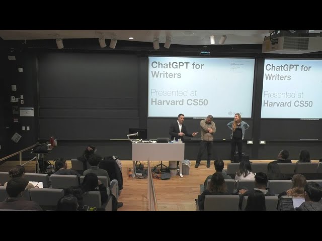 CS50 Tech Talk with OpenAI - ChatGPT for Writers