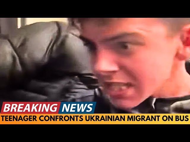 BREAKING NEWS: DUBLIN TEENAGER GOES BERSERK ON UKRAINIAN MIGRANT ON BUS