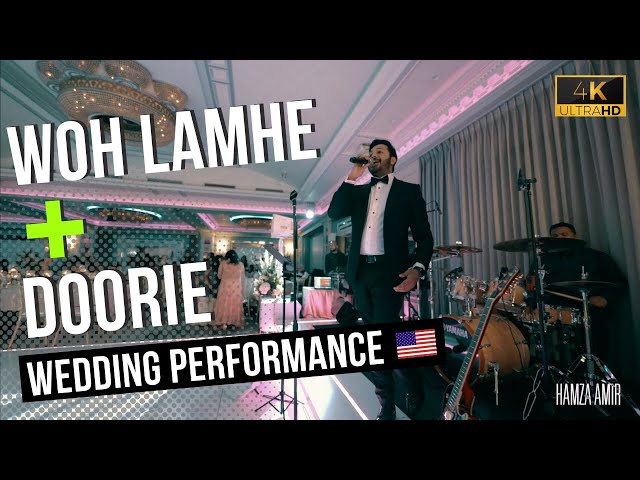 Woh Lamhe + Doorie (Atif Aslam) - Live Wedding Performance (Los Angeles, California) | Hamza Amir