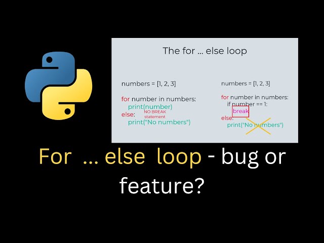 For Else Loop Python - controversial feature everyone is debating