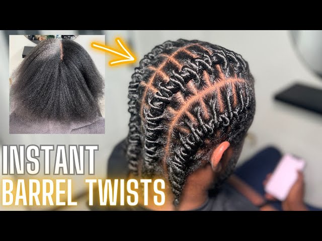 INSTANT BARREL TWIST TUTORIAL (NO LOCS NEEDED‼️)