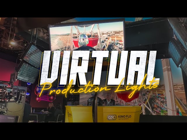 VR Video: Experience The Future Of Virtual Production - Kino Flo Mimik 120 Image based Lighting