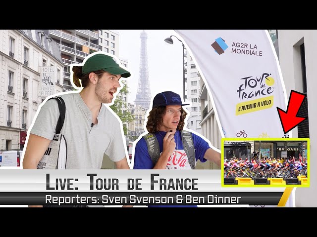 We (Two Americans) Hosted The Tour De France In Paris!