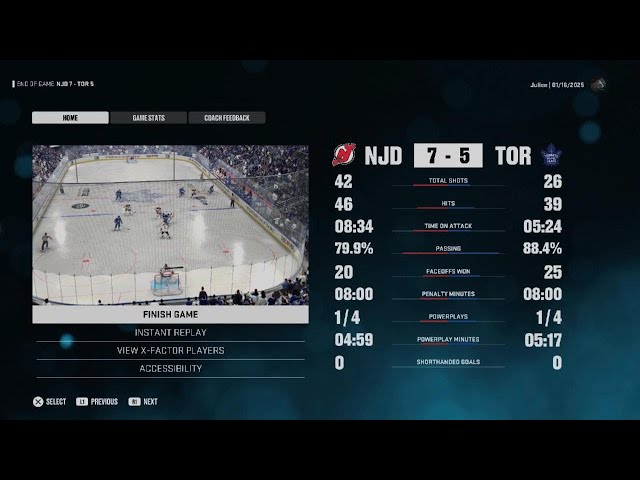 NHL 25: PHI @ NJD - Game 48