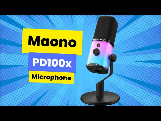 Maono PD100X Microphone Test | First Impressions & Review