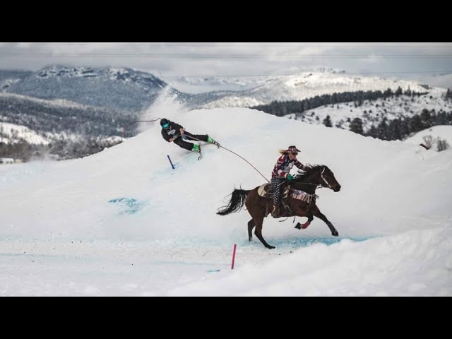 'Face of skijoring' to compete in her hometown of Big Sky